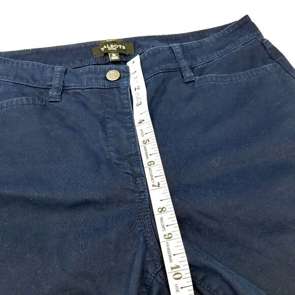 Talbots Petite Curvy Mid-Rise Lightweight Denim Jeans Dark Wash Sz 8P - Picture 11 of 14